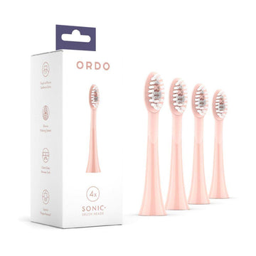 Sonic+ Replacement Brush Head - Rose Gold - Pack Of 4